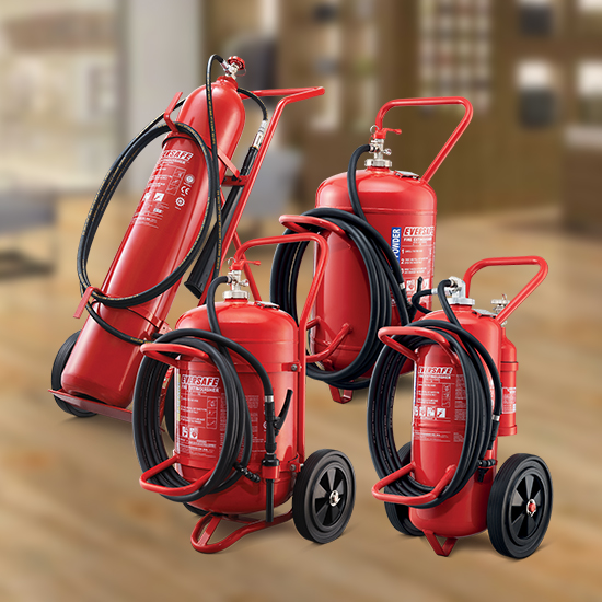 Wheeled portable Fire Extinguishers